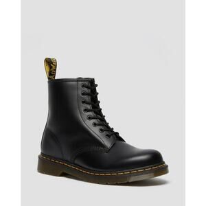 Dr Martens 1460 Black Smooth Leather Lace Up AirWair Boots Size 7 NWOT